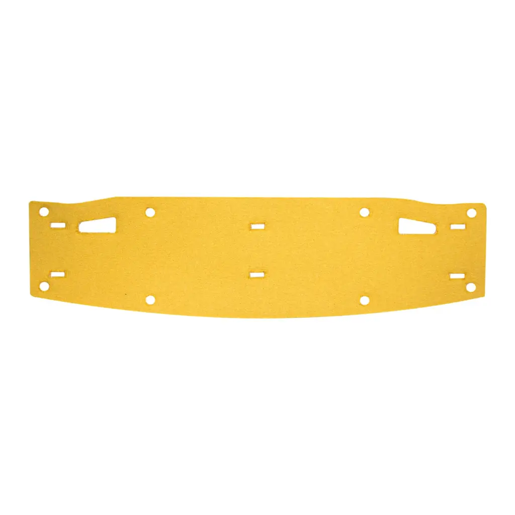 PS_JSAJA84_JAUNE - Hidalgo Anti-transpiratie band van Egyptisch katoen, jaune — productfoto 2