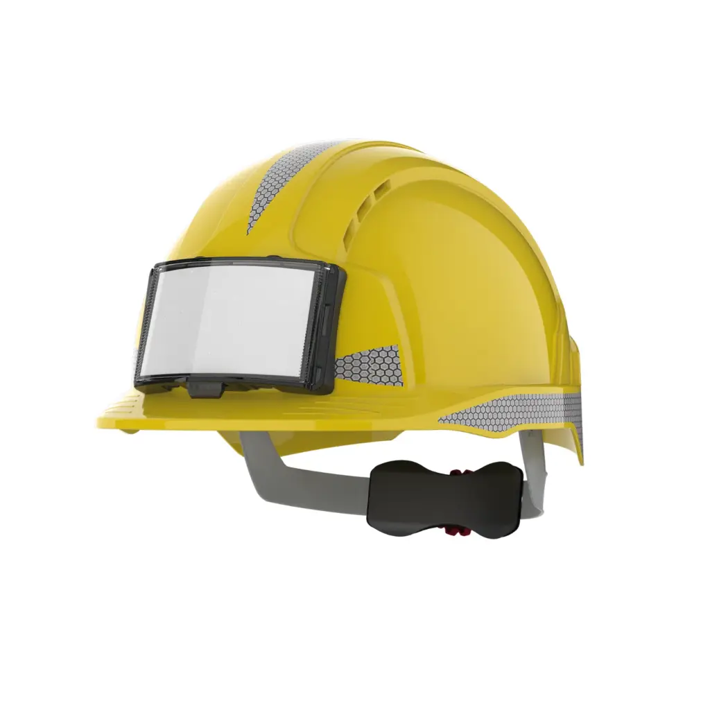 PS_JSAJB170D-FS_YELLOW - Hidalgo EVOLite® veiligheidshelm met badgehouder, yellow — productfoto 8