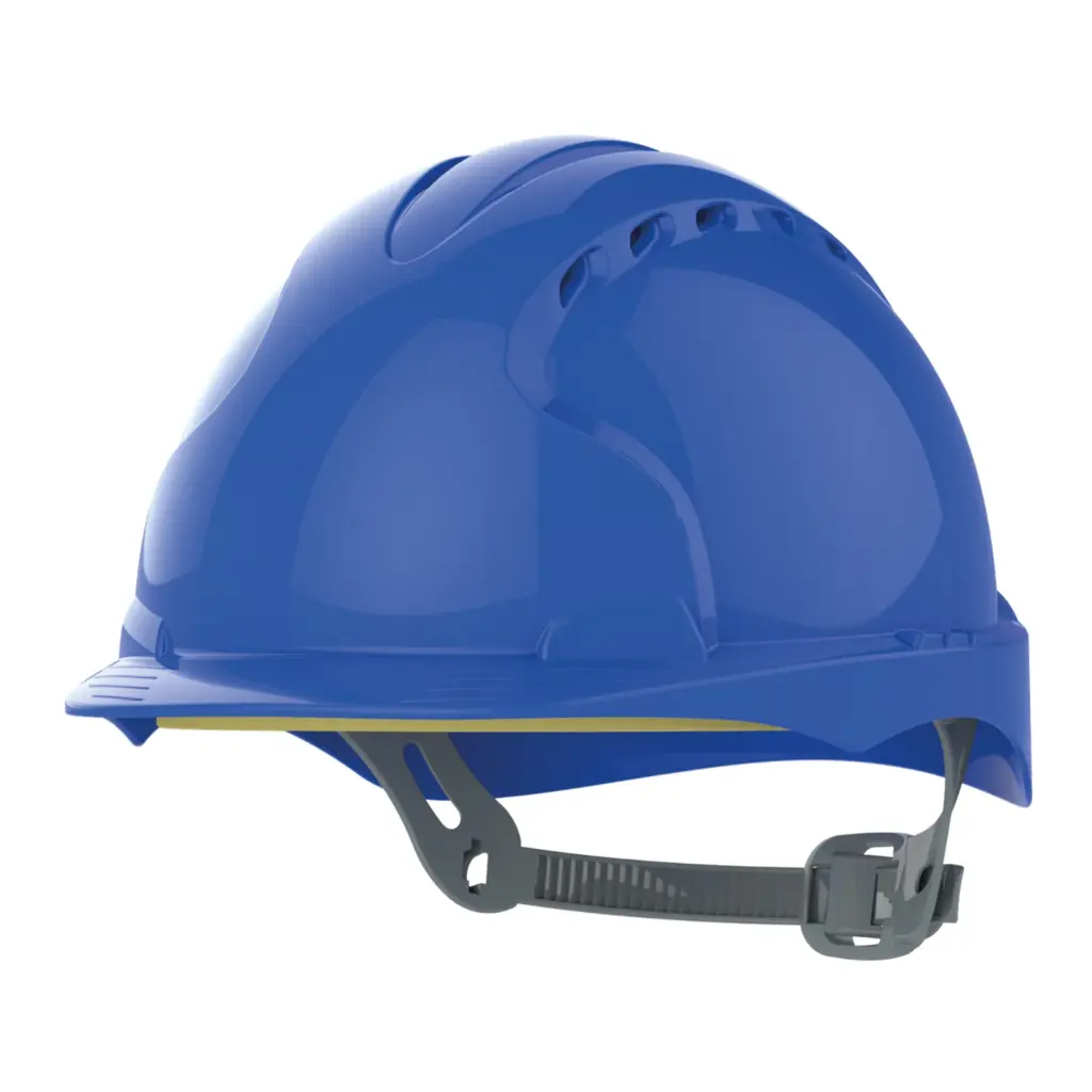 PS_JSAJF03-FS_BLUE - Hidalgo-werbeartikel EVO®2 geventileerde veiligheidshelm, schuifsluiting, blue — productfoto 2