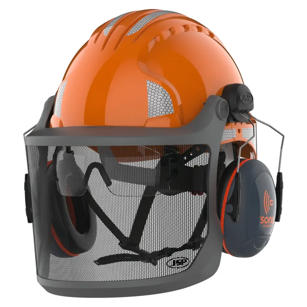 Sonis Compact EVOGuard™ M3 bosbouwhelm met Sonis Compact oorkappen