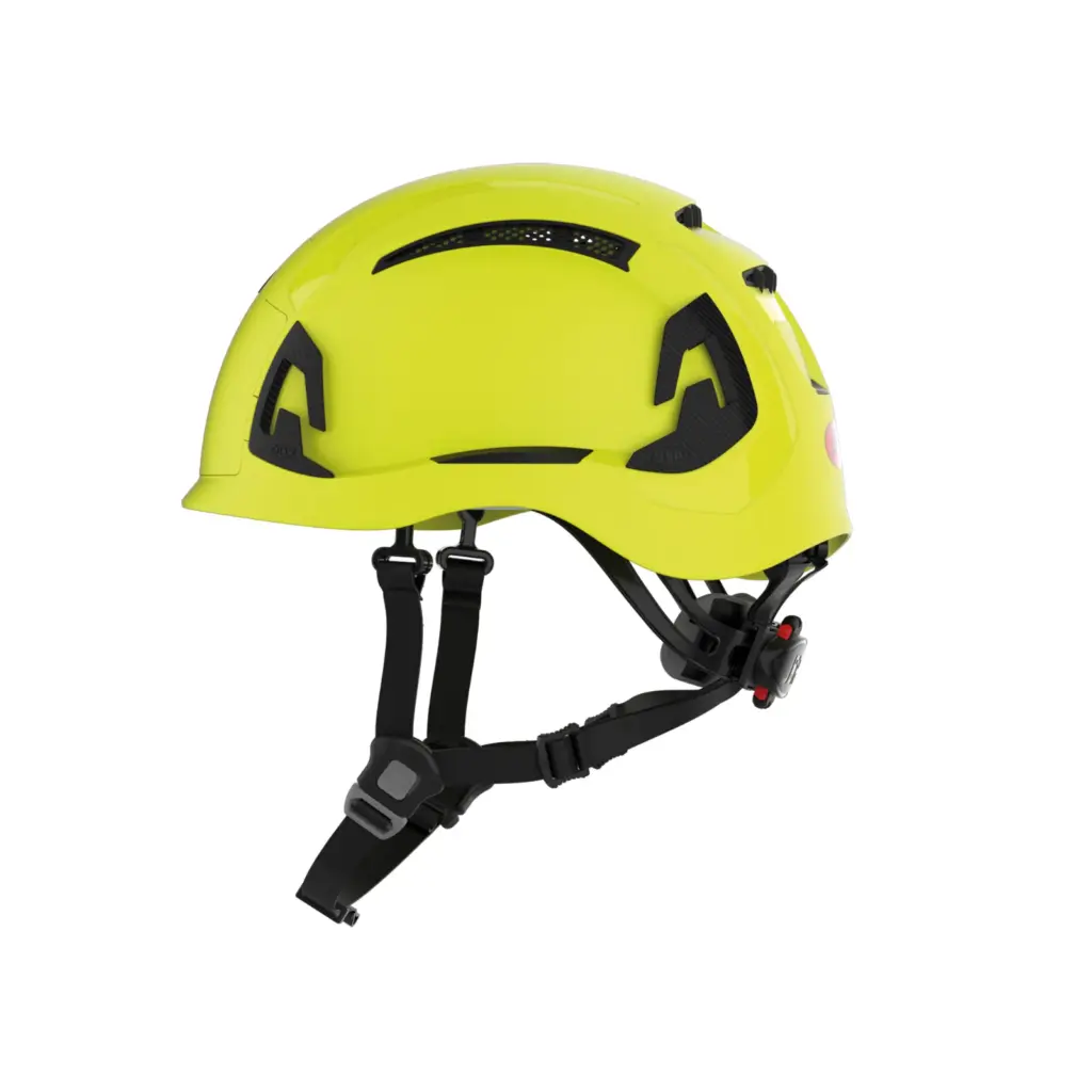 EVO® ALTA™ Baseworker™ geventileerde veiligheidshelm, hi viz yellow — productfoto 11