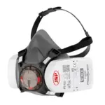 Force™8 masker met Press To Check™ P3-filters, grey — productfoto 2