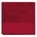 Biologische handdoek 100 x 50 cm, hibiscus red — productfoto 5