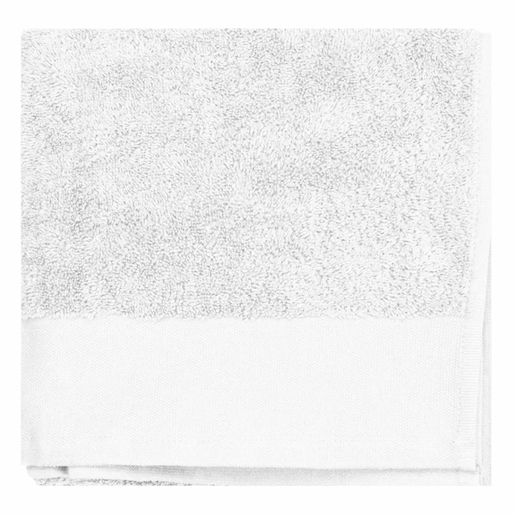 PS_K100_WHITE - Hidalgo Biologische handdoek 100 x 50 cm, white — productfoto 10