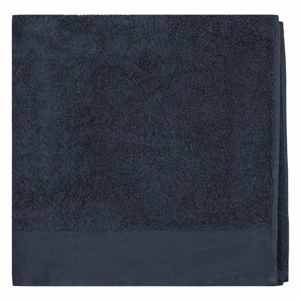 PS_K101_NAVY - Hidalgo Biologische badhanddoek 140 x 70 cm, navy — productfoto 8