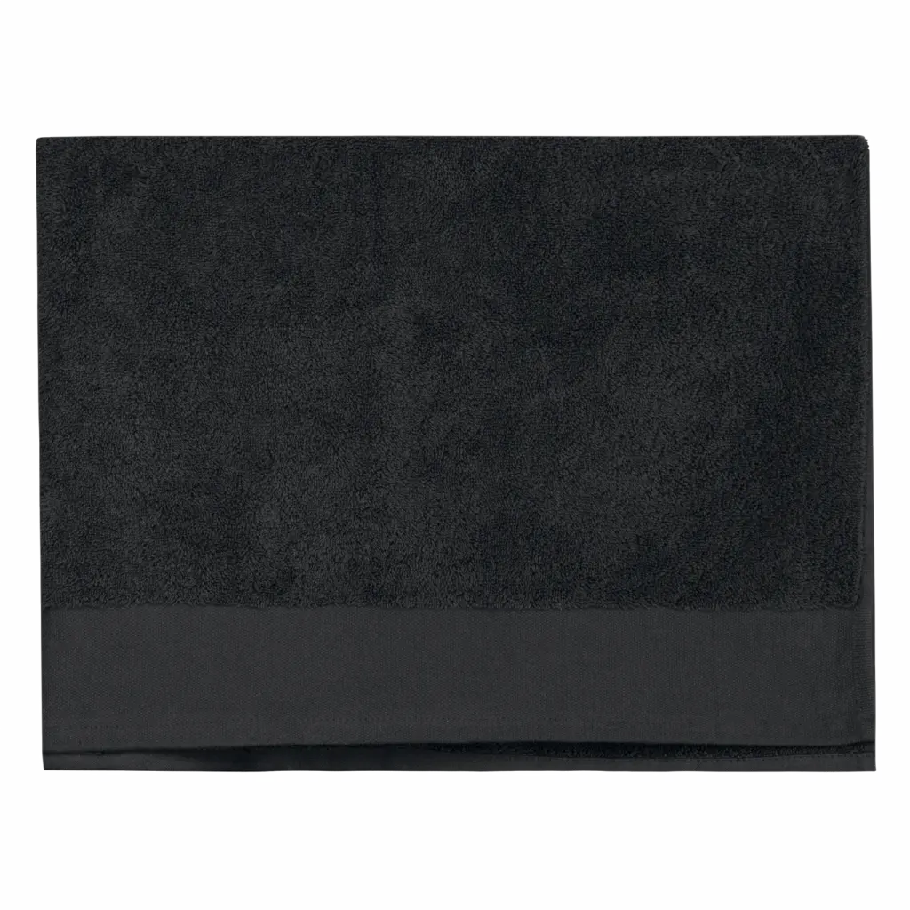 PS_K102_BLACK - Hidalgo Biologische badhanddoek 150 x 100 cm, black — productfoto 4