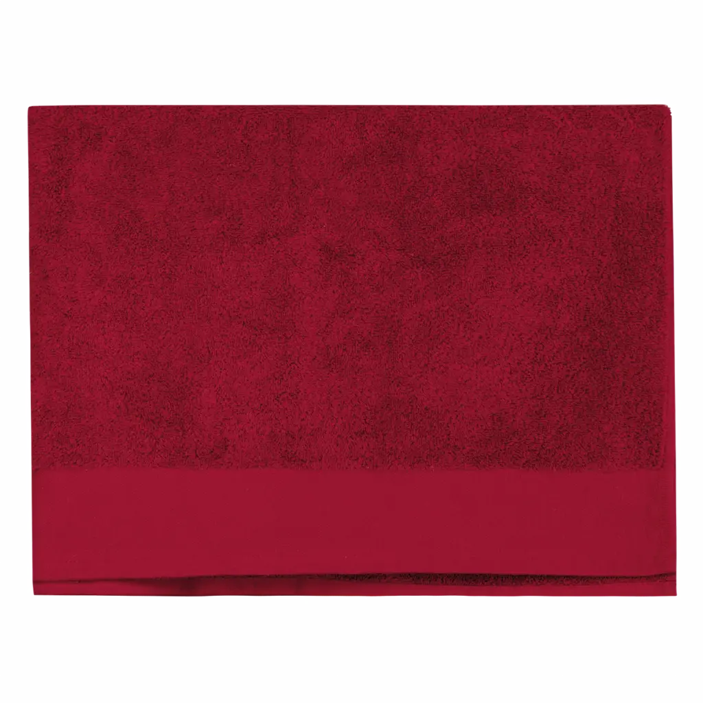 PS_K102_HIBISCUSRED - Hidalgo Biologische badhanddoek 150 x 100 cm, hibiscus red — productfoto 5