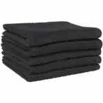Guest handdoekjes 30 x 30 cm – verpakking per 5, dark grey — productfoto 8