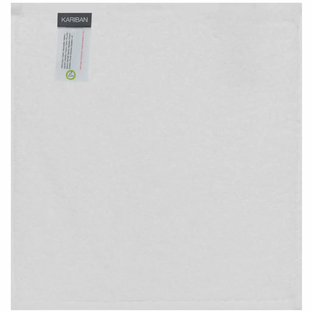 Guest handdoekjes 30 x 30 cm – verpakking per 5, white — productfoto 11