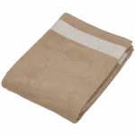 Fluwelen Strandlaken, beige / white — productfoto 2