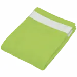 Fluwelen Strandlaken, lime / white — productfoto 4