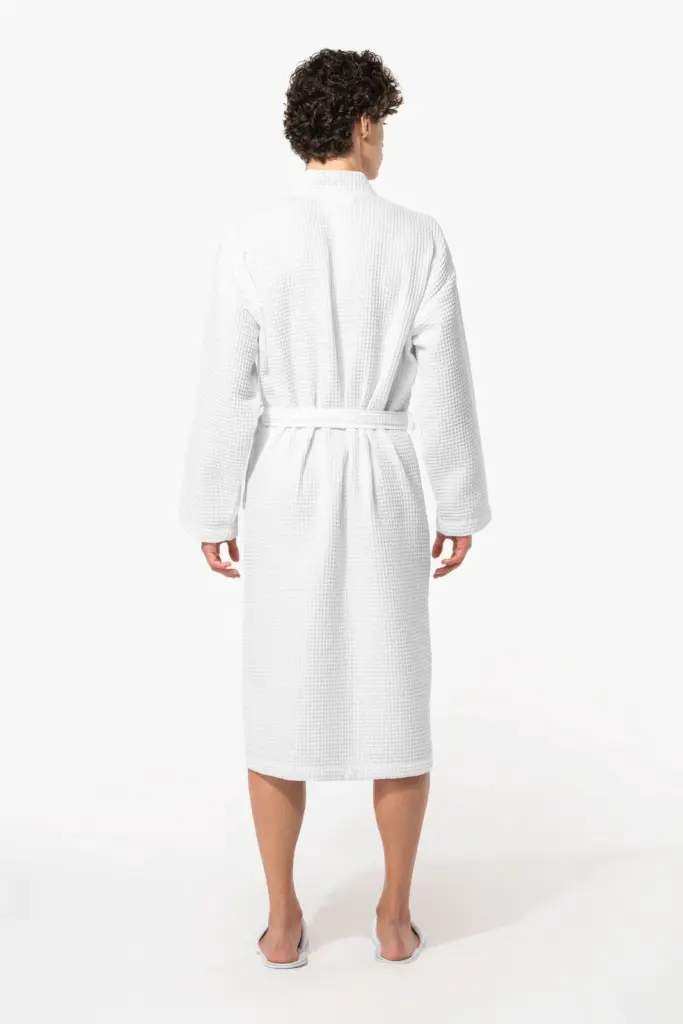 K122-8_2026 - Hidalgo-werbeartikel Kimono Badjas Honinggraatstructuur — productfoto 4