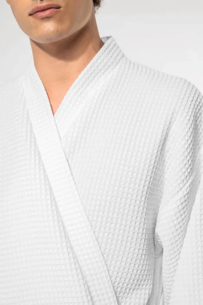 K122-4_2026 - Hidalgo-werbeartikel Kimono Badjas Honinggraatstructuur — productfoto 6