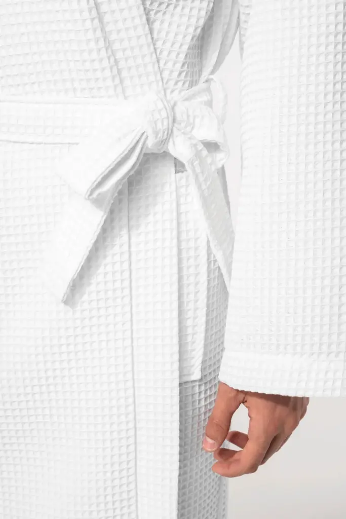 K122-5_2026 - Hidalgo-werbeartikel Kimono Badjas Honinggraatstructuur — productfoto 7