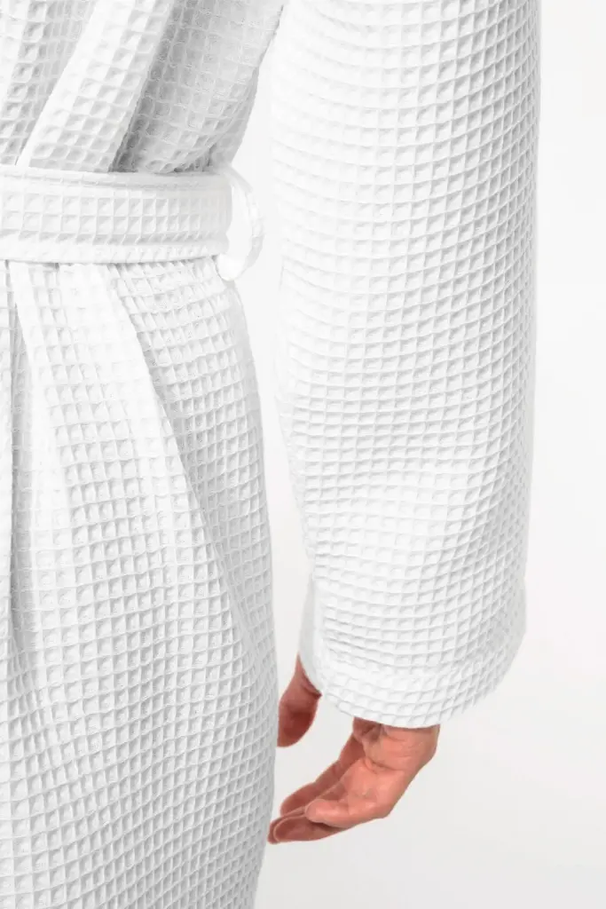 K122-9_2026 - Hidalgo-werbeartikel Kimono Badjas Honinggraatstructuur — productfoto 9