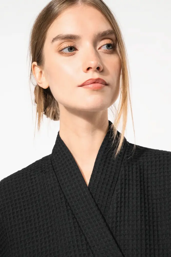 K122-13_2026 - Hidalgo-werbeartikel Kimono Badjas Honinggraatstructuur — productfoto 11