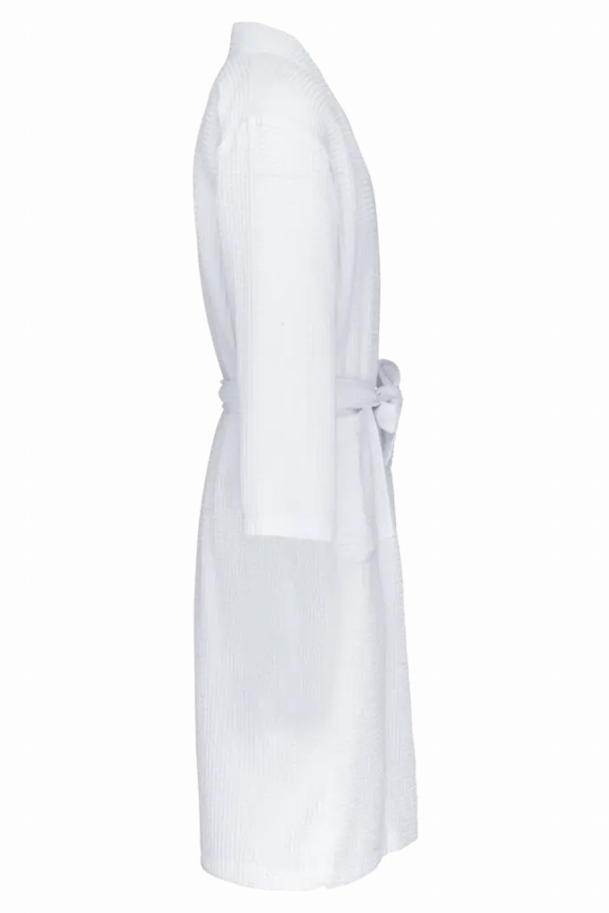 PS_K122-S_WHITE - Hidalgo-werbeartikel Kimono Badjas Honinggraatstructuur, white — productfoto 16
