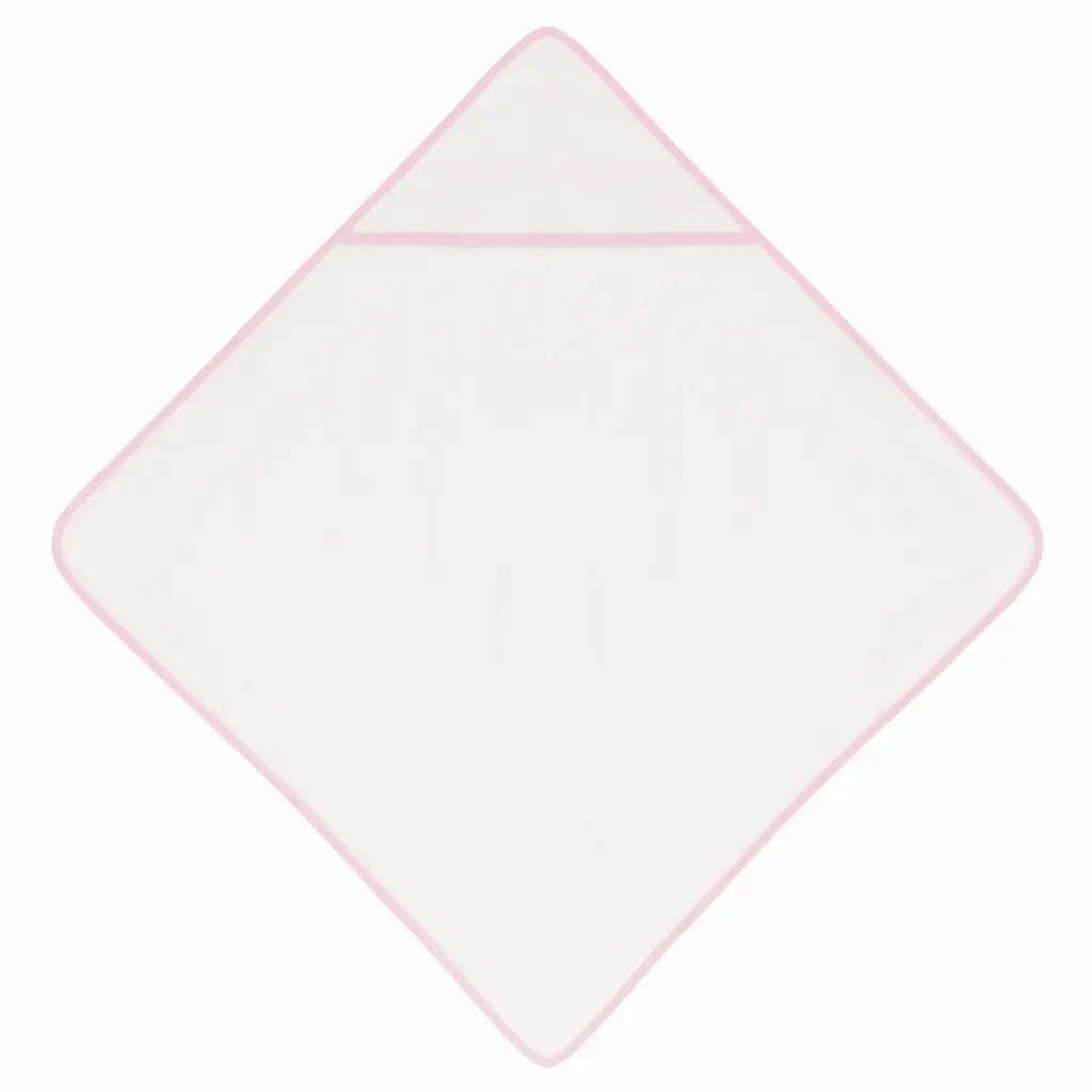 Baby Badcape, white / pink — productfoto 2