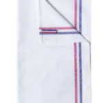 Theedoek met 2 strepen 'Origine France Garantie', white — productfoto 2
