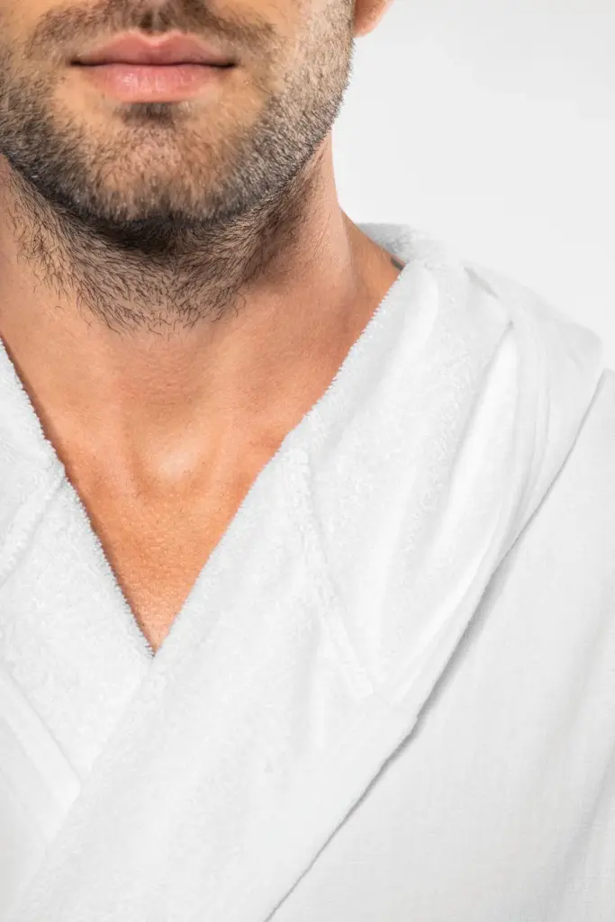 Biologische badjas met capuchon — productfoto 25