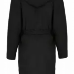 Biologische badjas met capuchon, black — productfoto 29