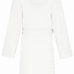 Biologische badjas met capuchon, white — productfoto 35