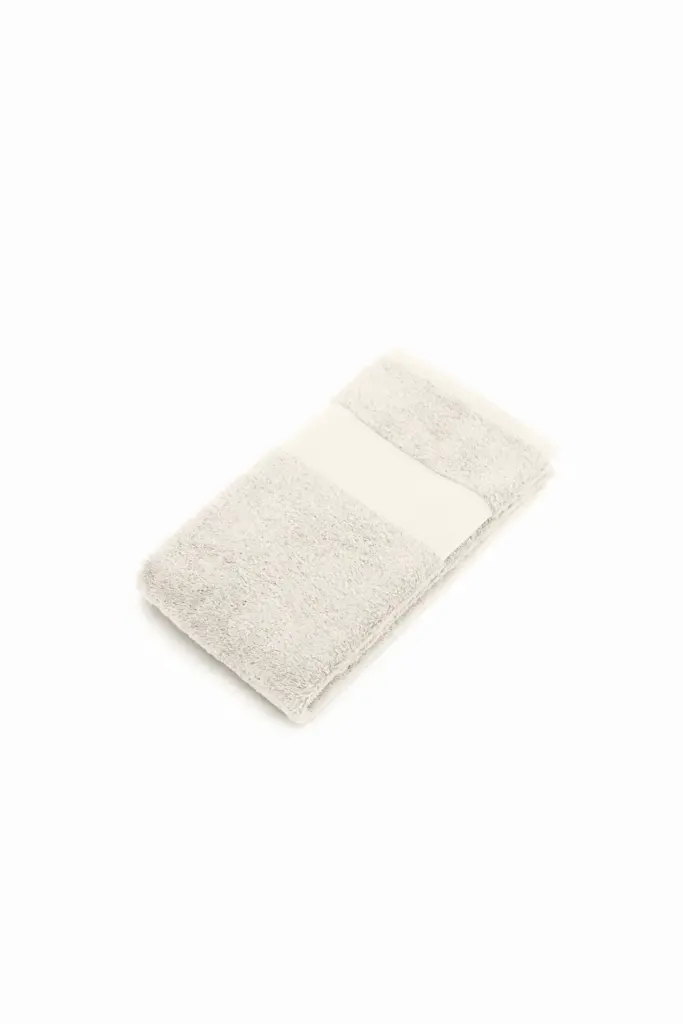K151 - Dikke sponsen handdoek 100 × 50 cm, chalk — productfoto 2