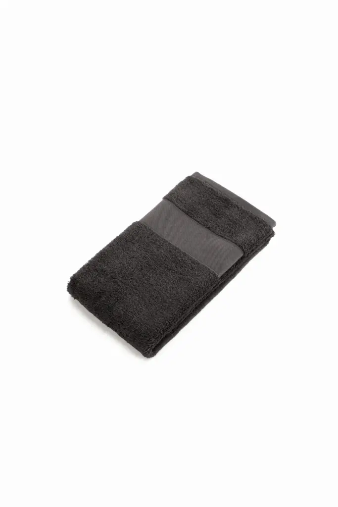 K151 - Dikke sponsen handdoek 100 × 50 cm, dark grey — productfoto 3