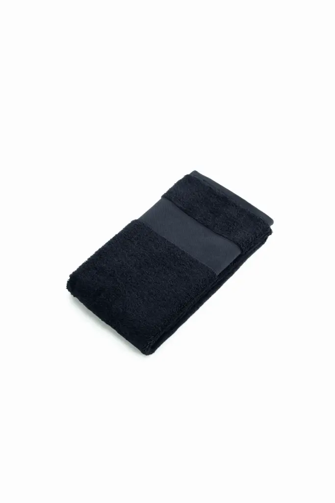 K151 - Dikke sponsen handdoek 100 × 50 cm, navy — productfoto 5