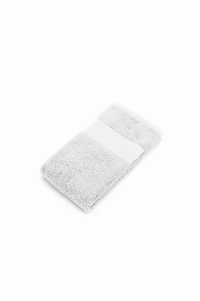 K151 - Dikke sponsen handdoek 100 × 50 cm, white — productfoto 6