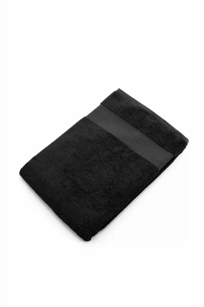 K153 - Dikke sponsen handdoek 150 x 100 cm, black