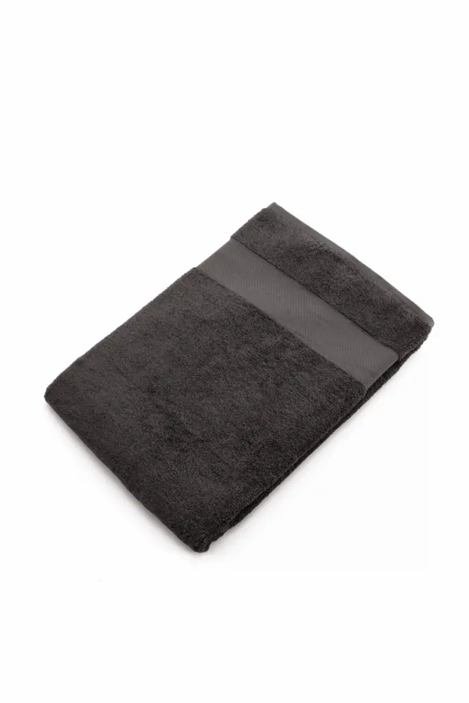 K153 - Dikke sponsen handdoek 150 x 100 cm, dark grey — productfoto 3