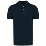 Herenpolo Supima® korte mouwen, navy — productfoto 5