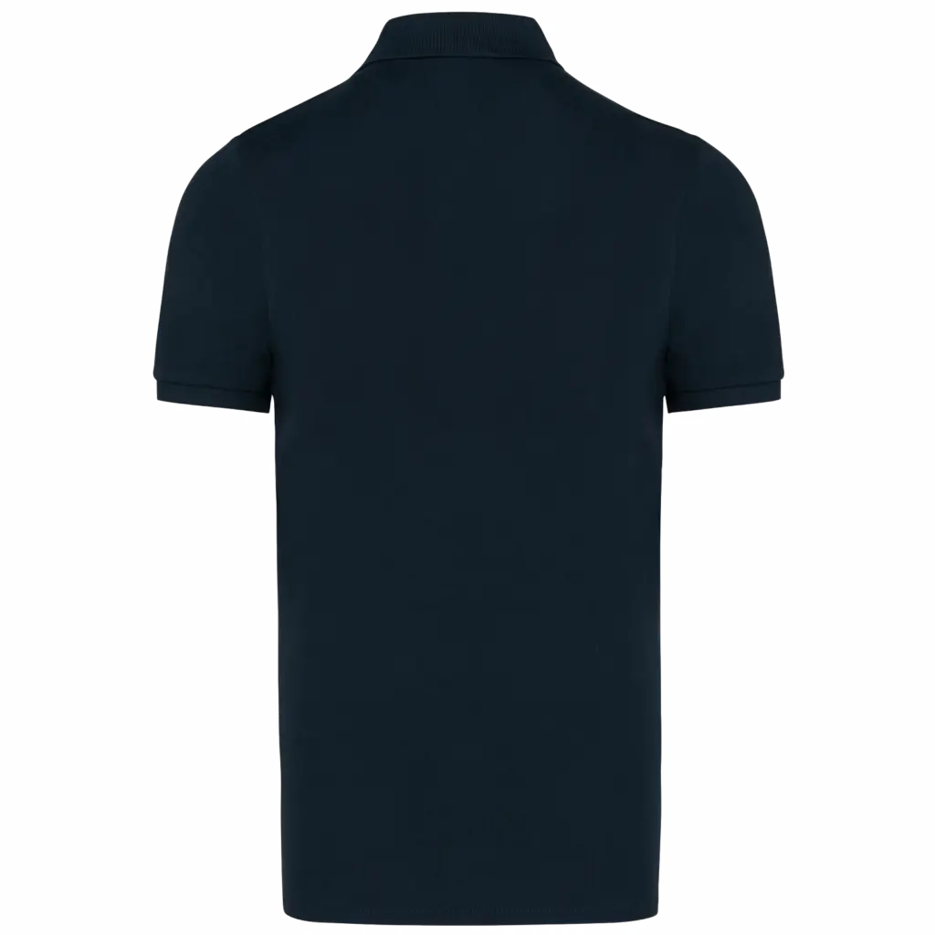 PS_K2000-B_NAVY - Hidalgo-werbeartikel Herenpolo Supima® korte mouwen, navy — productfoto 6