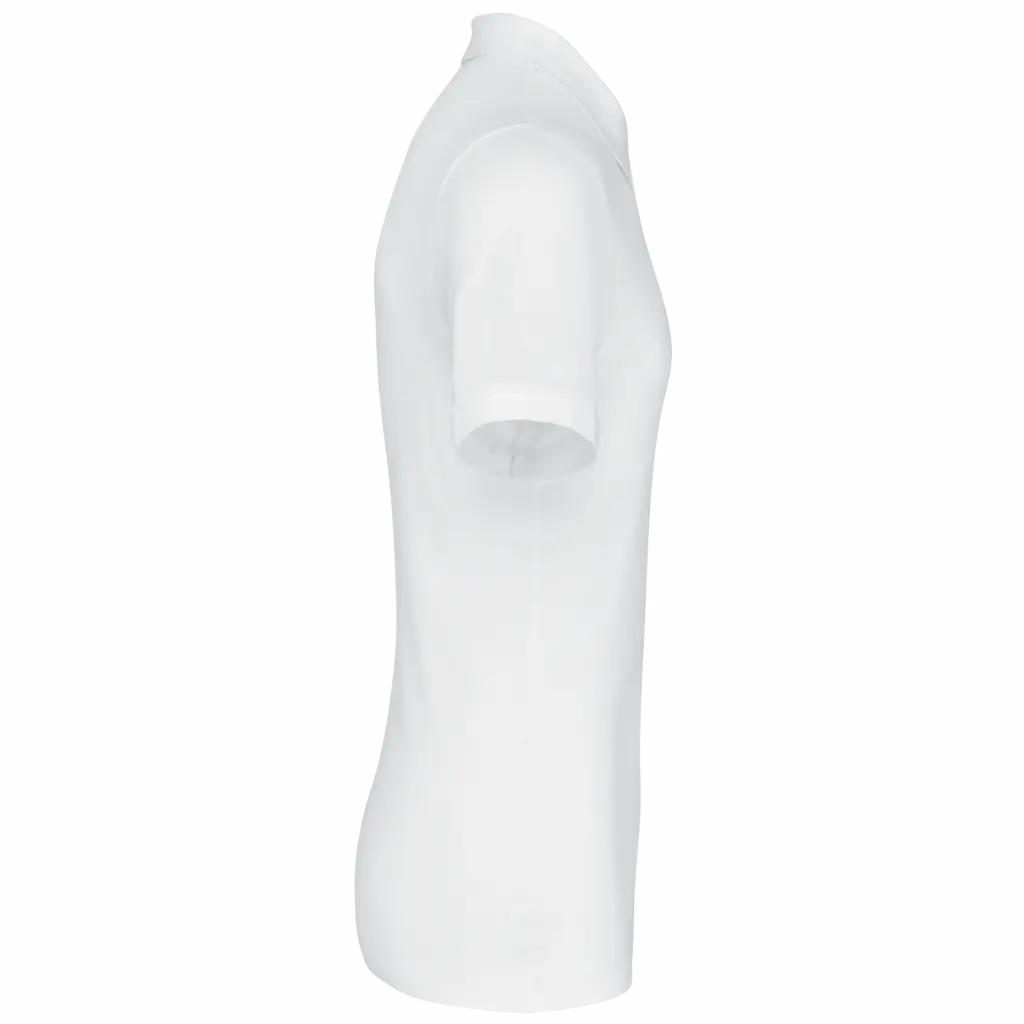 PS_K2000-S_WHITE - Hidalgo-werbeartikel Herenpolo Supima® korte mouwen, white — productfoto 7
