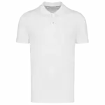 PS_K2000_WHITE - Hidalgo-werbeartikel Herenpolo Supima® korte mouwen, white — productfoto 8