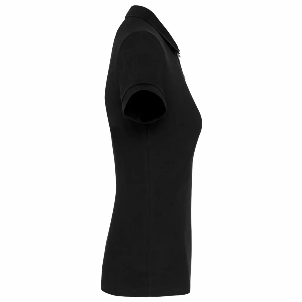 Damespolo Supima® korte mouwen, black