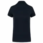 Damespolo Supima® korte mouwen, navy — productfoto 6