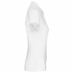 Damespolo Supima® korte mouwen, white — productfoto 7
