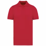 PS_K2025_RED - Hidalgo-werbeartikel Piqué-herenpolo Bio180 — productfoto 38