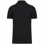 PS_K2025-B_BLACK - Hidalgo-werbeartikel Piqué-herenpolo Bio180, black — productfoto 15