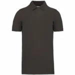 PS_K2025_DARKGREY - Hidalgo-werbeartikel Piqué-herenpolo Bio180, dark grey — productfoto 17
