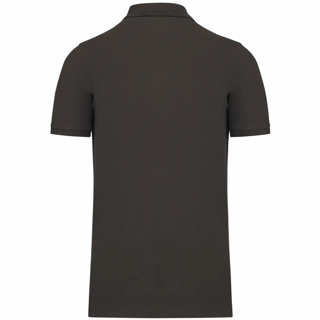 PS_K2025-B_DARKGREY - Hidalgo-werbeartikel Piqué-herenpolo Bio180, dark grey — productfoto 18