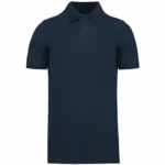 PS_K2025_NAVY - Hidalgo-werbeartikel Piqué-herenpolo Bio180, navy — productfoto 32