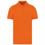 PS_K2025_ORANGE - Hidalgo-werbeartikel Piqué-herenpolo Bio180, orange — productfoto 35