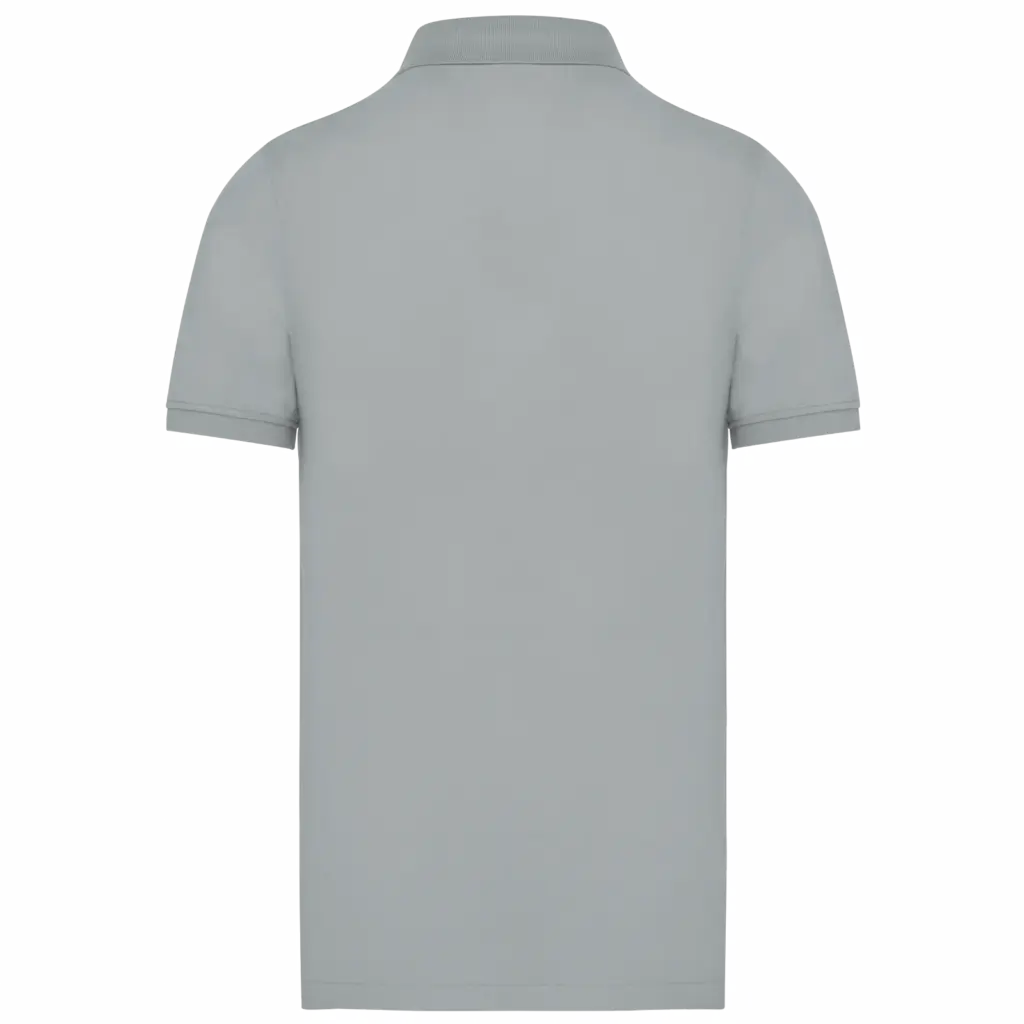 PS_K2025-B_SNOWGREY - Hidalgo-werbeartikel Piqué-herenpolo Bio180, snow grey — productfoto 42