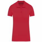 PS_K2026_RED - Hidalgo-werbeartikel Piqué-damespolo Bio180 — productfoto 30