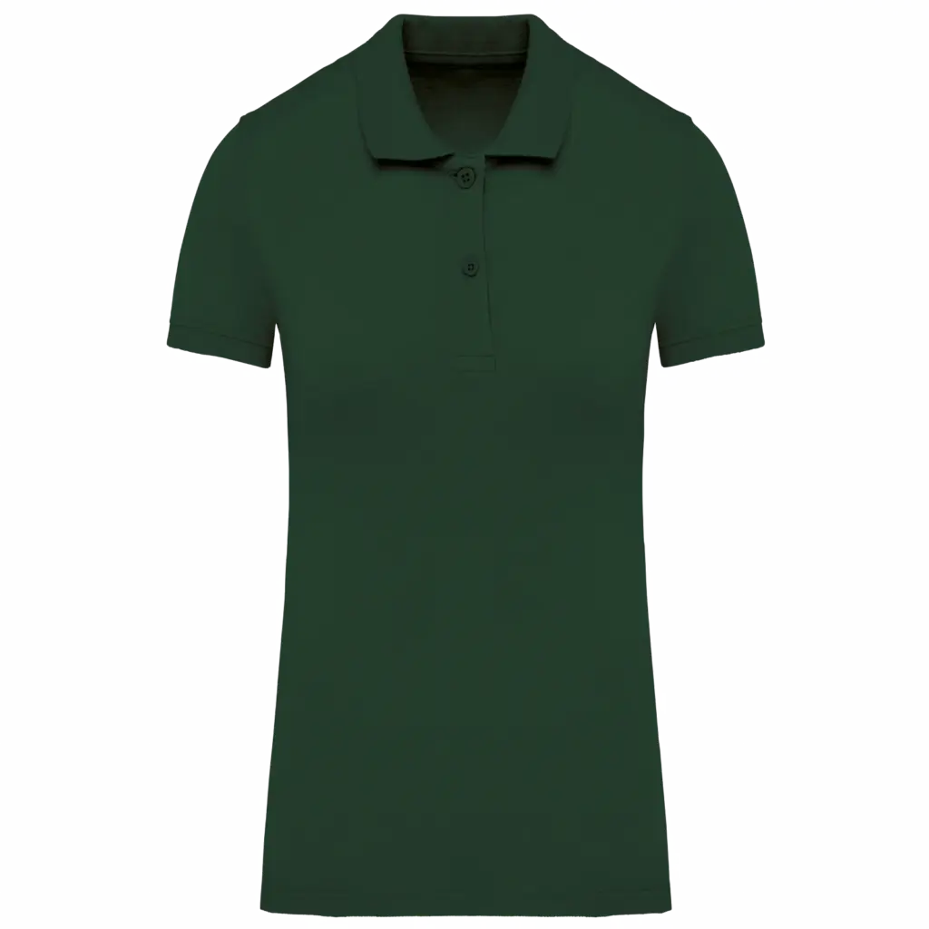 PS_K2026_FORESTGREEN - Hidalgo-werbeartikel Piqué-damespolo Bio180, forest green — productfoto 12
