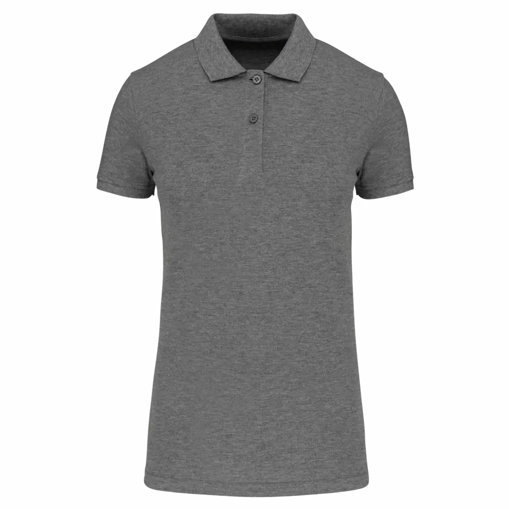 PS_K2026_GREYHEATHER - Hidalgo-werbeartikel Piqué-damespolo Bio180, grey heather — productfoto 15