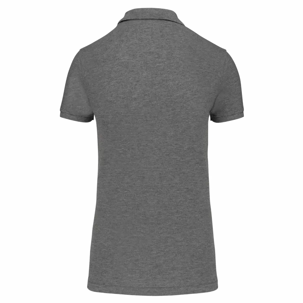 PS_K2026-B_GREYHEATHER - Hidalgo-werbeartikel Piqué-damespolo Bio180, grey heather — productfoto 16
